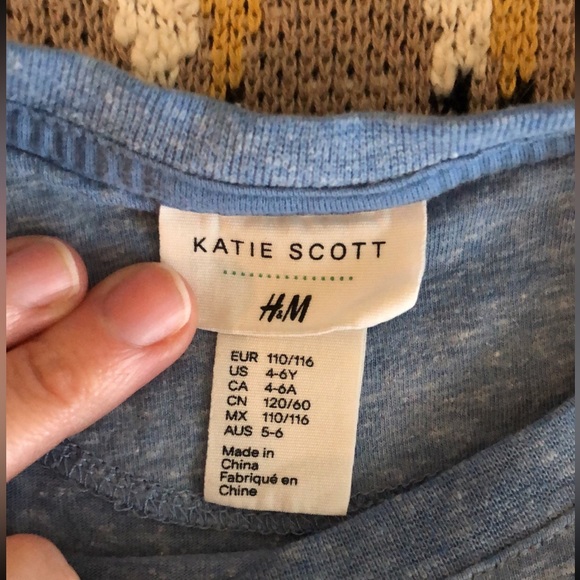 SOLD! H&M Beetle Bug Short Sleeve T-Shirt Boy Girl Size 4-6 - Picture 2 of 6